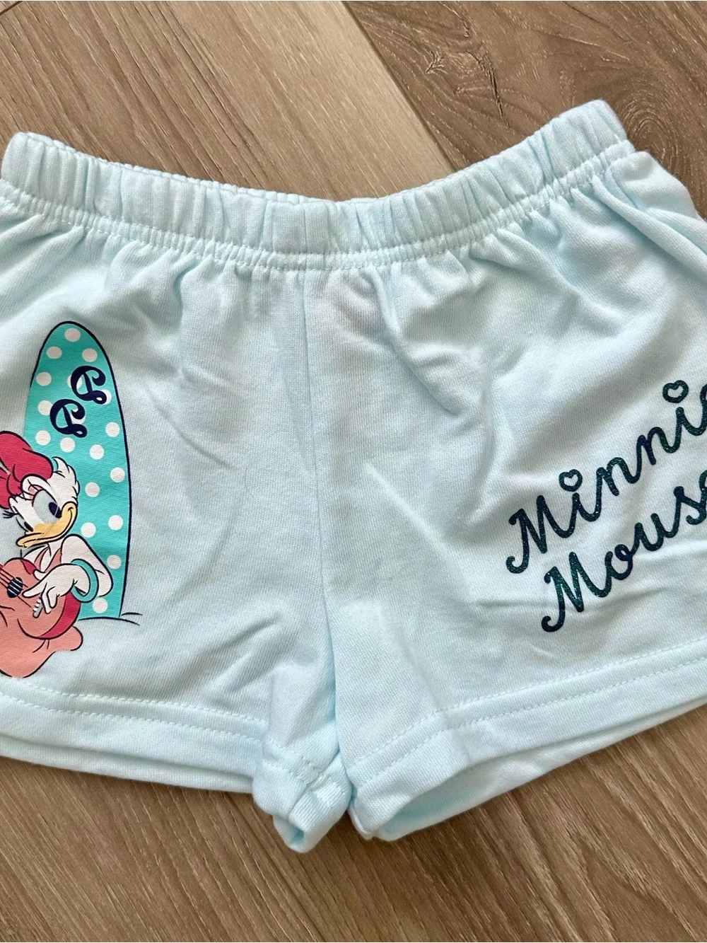 Disney Light Blue Minnie Mouse Hooded Shorts Set {Size 4T | NWT}